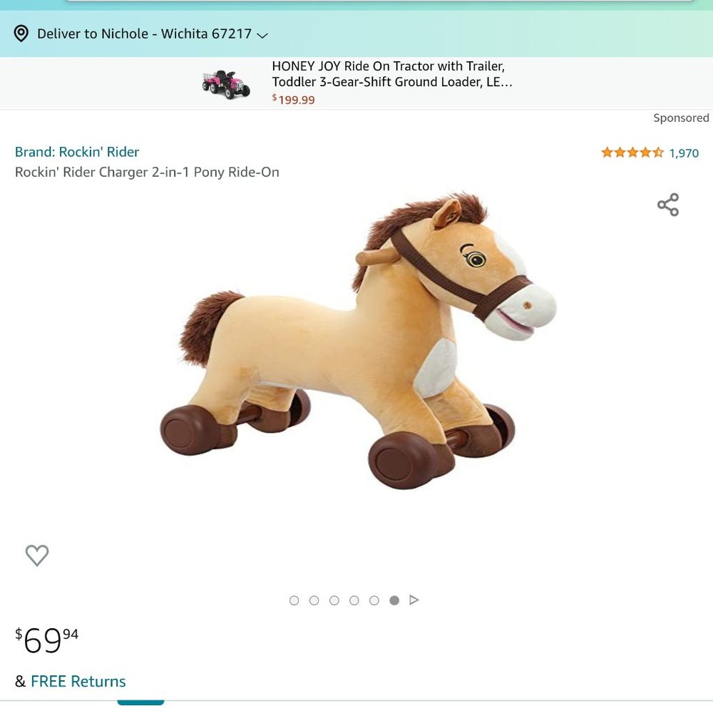 Rockin' Rider Rocking Horse